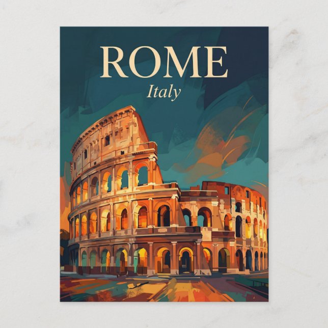 Colosseum Italy Postcard (Front)