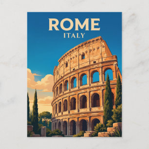 Colosseum Italy Postcard