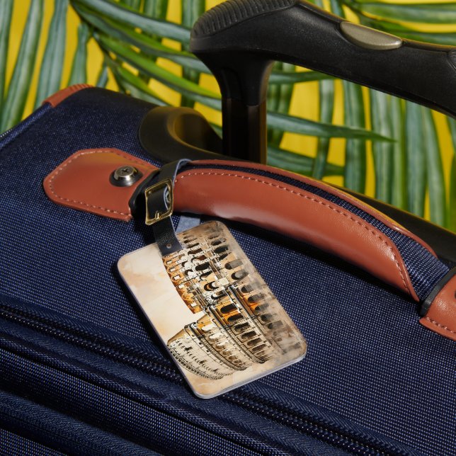  Colosseum Luggage Tag (Front Insitu 1)