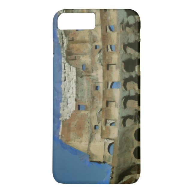 Colosseum painting, Rome Case-Mate iPhone Case (Back)
