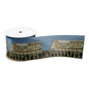 Colosseum painting, Rome Satin Ribbon