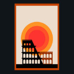 Colosseum Poster<br><div class="desc">Colosseum sunset poster.</div>