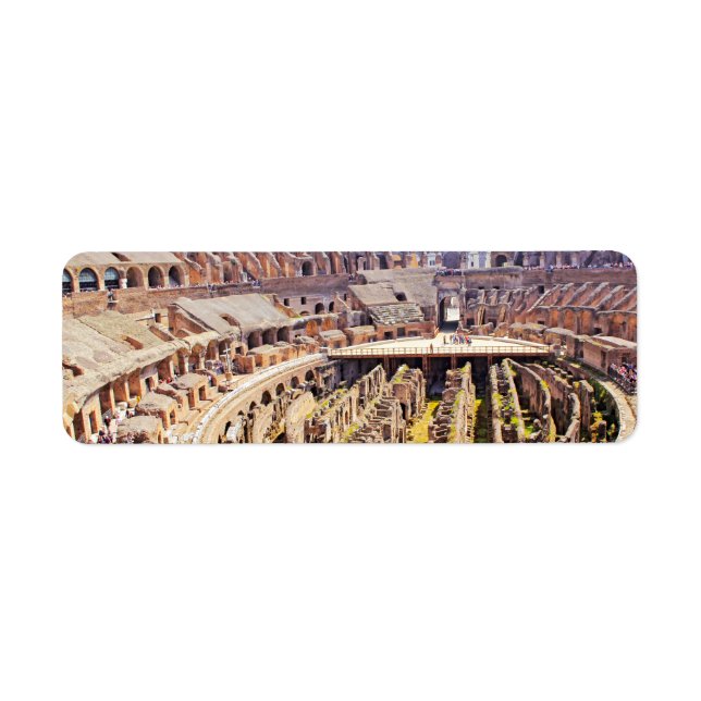 colosseum return address label (Front)
