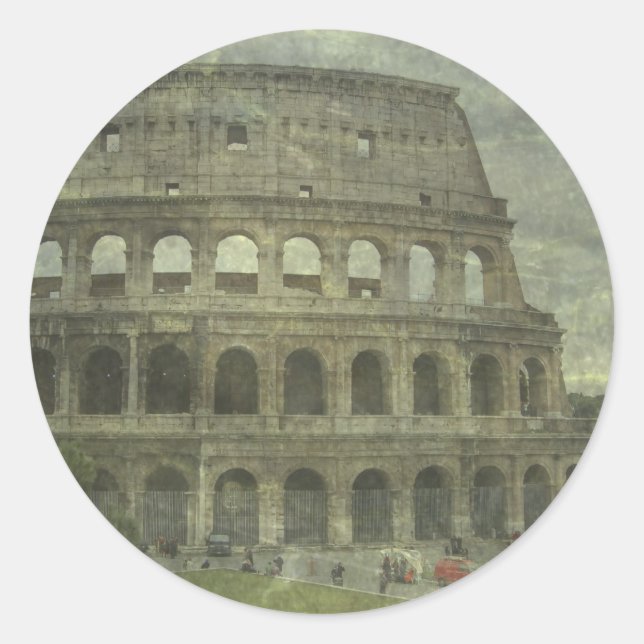 Colosseum, Rome Classic Round Sticker (Front)