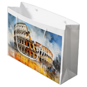 Colosseum Rome Italy Large Gift Bag