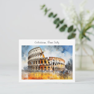 Colosseum -Rome Italy Postcard