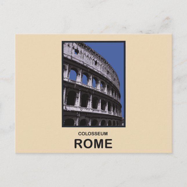 Colosseum Rome Italy Postcard (Front)