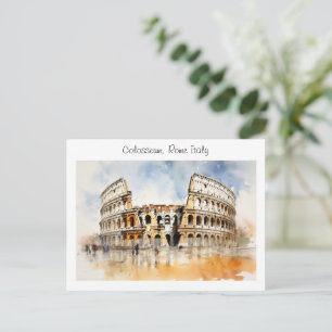 Colosseum -Rome Italy  Postcard