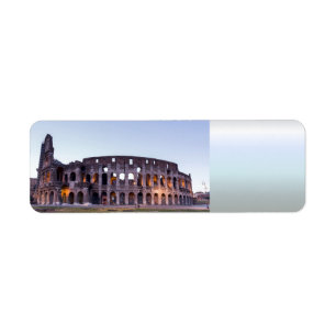 Colosseum - Rome - Italy Return Address Label