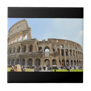 Colosseum Rome Photography Ceramic Tile