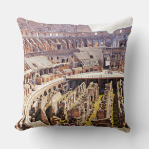 Colosseum Rome Photography Cushion
