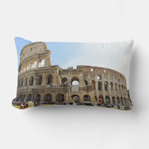 Colosseum Rome Photography Lumbar Cushion