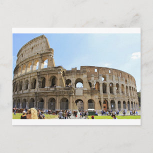 Colosseum Rome Photography Postcard