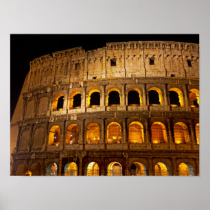 Colosseum Rome Photography Poster