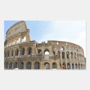 Colosseum Rome Photography Rectangular Sticker