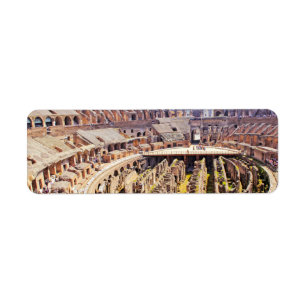 Colosseum Rome Photography Return Address Label