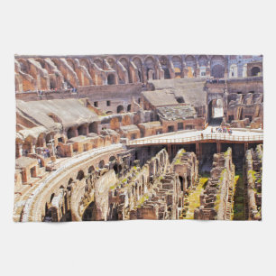 Colosseum Rome Photography Tea Towel