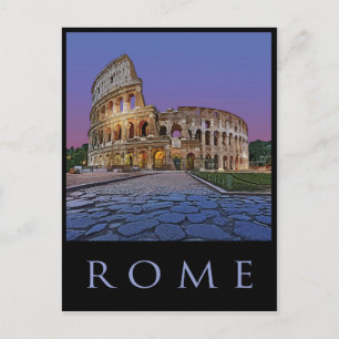 Colosseum,Rome, Postcard