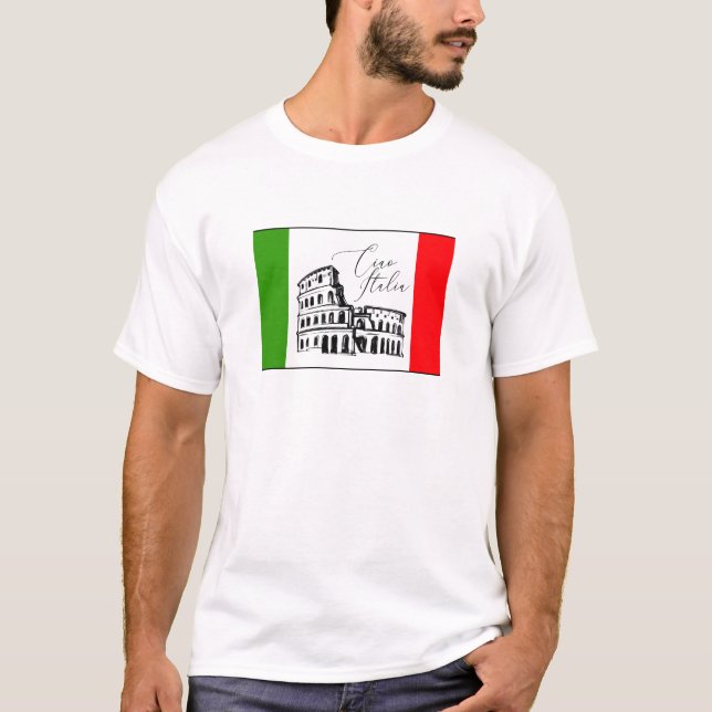 *~* Colosseum Rome Roma Italian Italy T-Shirt (Front)