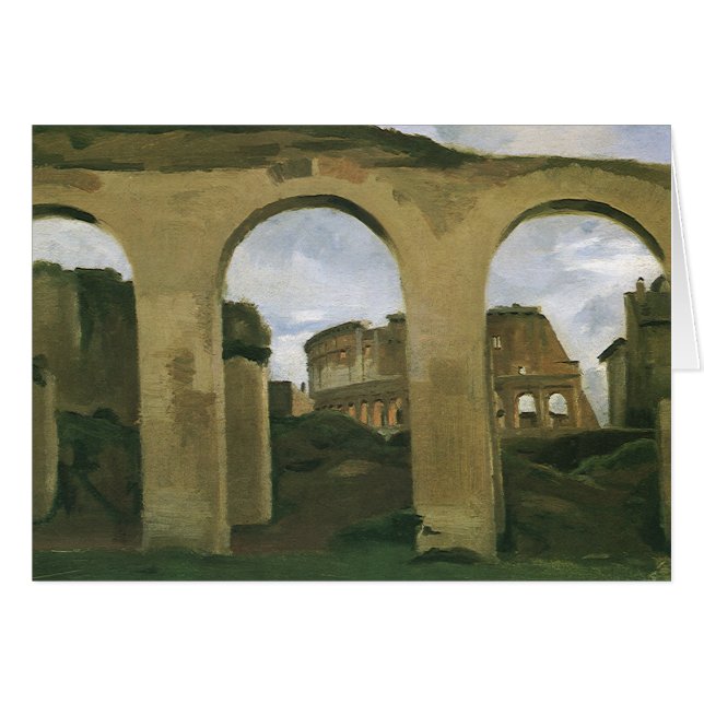 Colosseum Seen through the Arcades in Rome, Italy (Front Horizontal)