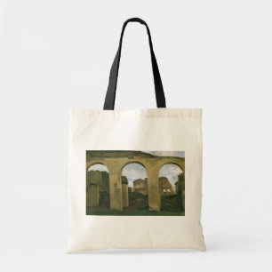 Colosseum Seen through the Arcades in Rome, Italy Tote Bag