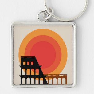 Colosseum Unedited Vintage Photos Old Aesthetic Bu Key Ring
