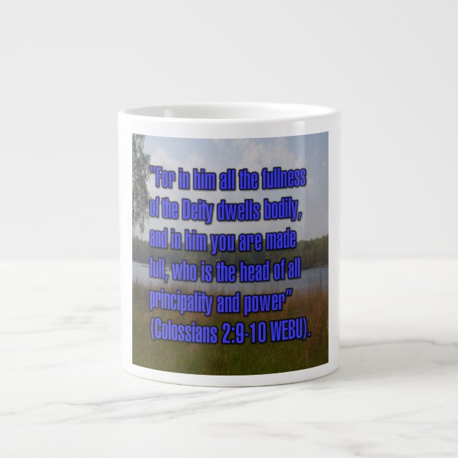 Colossians 2:9-10 WEBU Mug (Front)