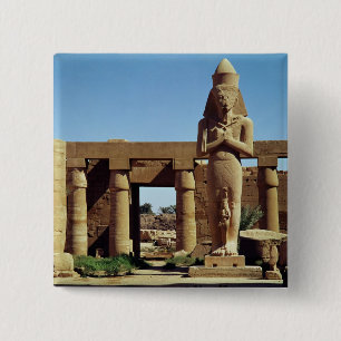 Colossus of Ramesses II: standing statue of 15 Cm Square Badge