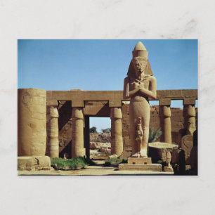 Colossus of Ramesses II: standing statue of Postcard