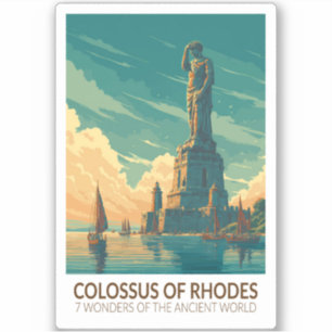 Colossus of Rhodes Seven Wonders of the World Art