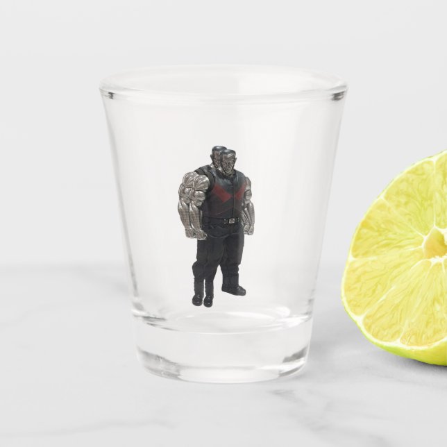 colossus shot glass (Front)