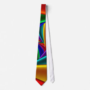 Colour 25 Fine Fractal Art Tie