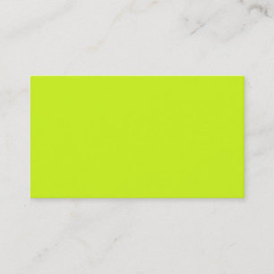 Colour 2  Neon Yellow Green Visual Tools Colour On Business Card