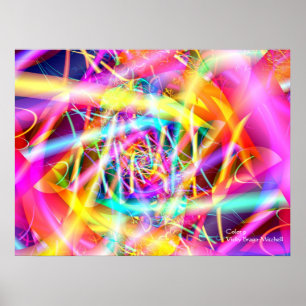 Colour 9 Abstract Art Poster