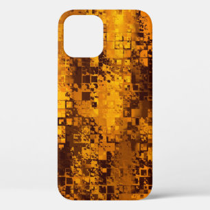 Colour abstract artefact pixel iPhone 12 case