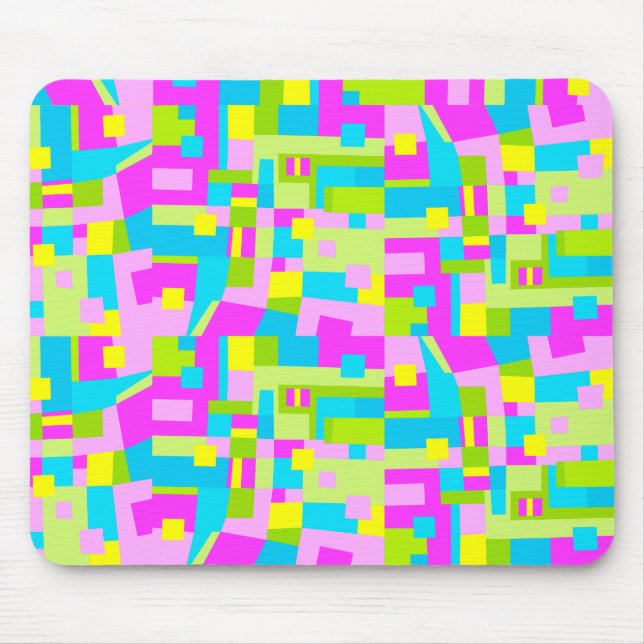 Colour Abstract Mouse Pad (Front)