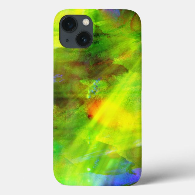 colour abstract seamless background green, yellow Case-Mate iPhone case (Back)