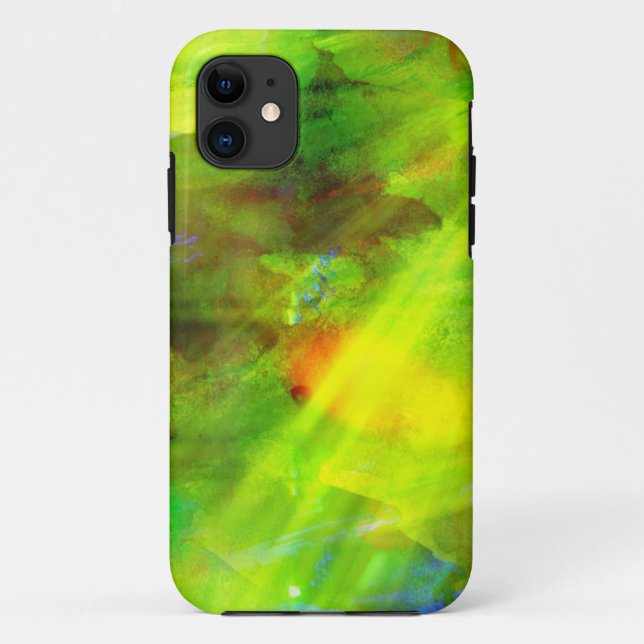 colour abstract seamless background green, yellow Case-Mate iPhone case (Back)