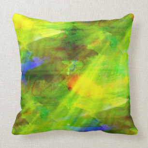 colour abstract seamless background green, yellow cushion