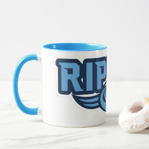 Colour accented coffee mug