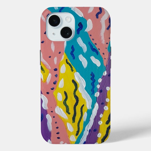Colour and Flow Abstract Painting  Case-Mate iPhone Case (Back)