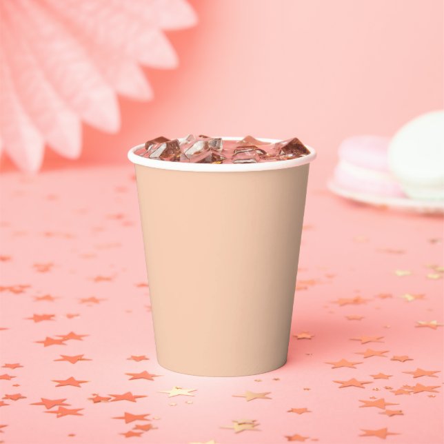 colour apricot paper cups (Insitu)