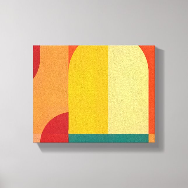 Colour Archs Canvas Print (Front)