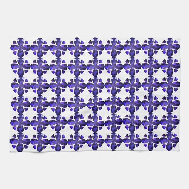 Colour Art, Blue Tea Towel (Horizontal)