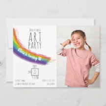 Colour Art Party Birthday