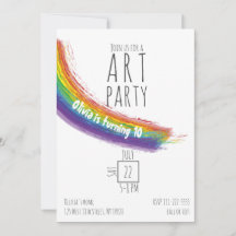 Colour Art Party Birthday