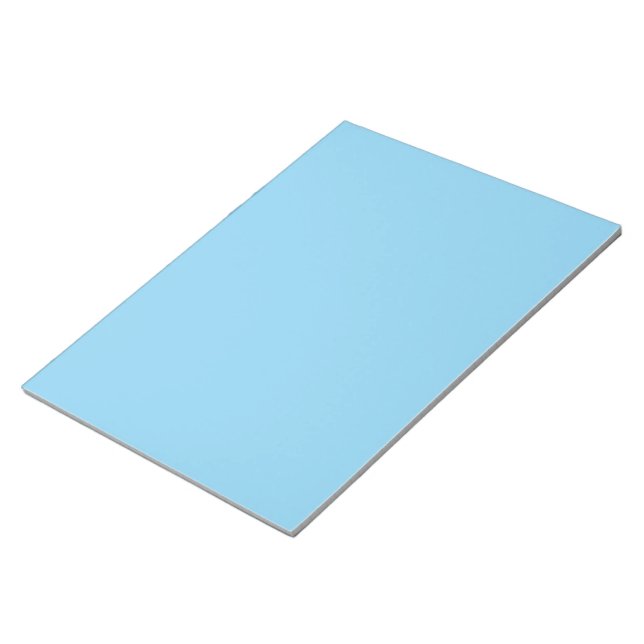 colour baby blue notepad (Angled)