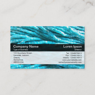 Colour Band - Black - Bead Rope Business Card