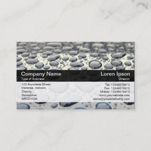 Colour Band - Black - Car Hood Business Card