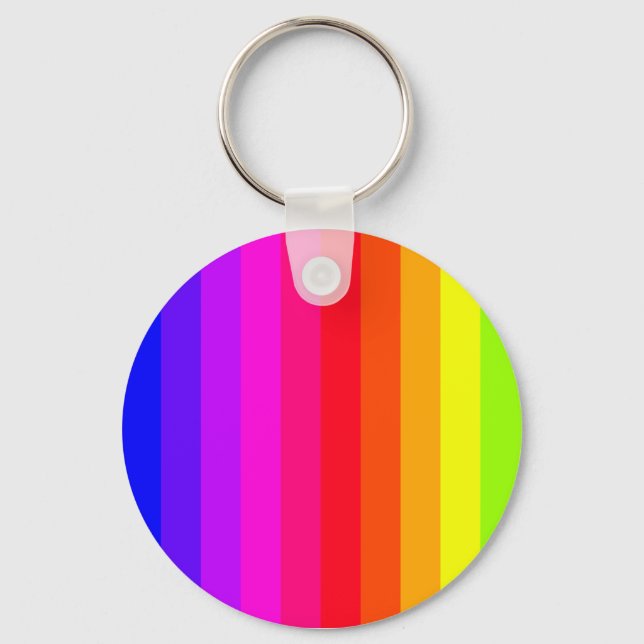 Colour Bars 01 Key Ring (Front)